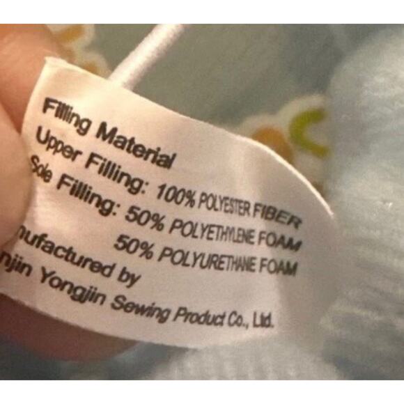 Original Squishmallows Kids Slippers 13/1 Unicorn Pastel Tie Dye Plush Jazwares - Picture 8 of 8